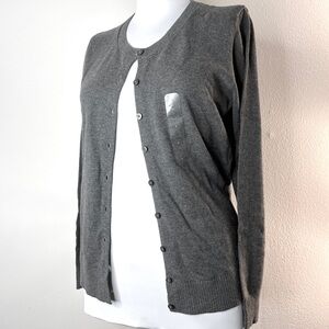 GAP: Gray Women's Cardigan Sweater Size L